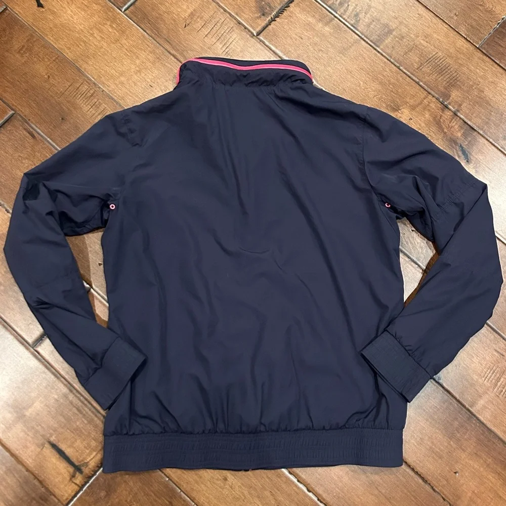 NIKE Navy and Pink Hooded Jacket - Picture 3 of 3